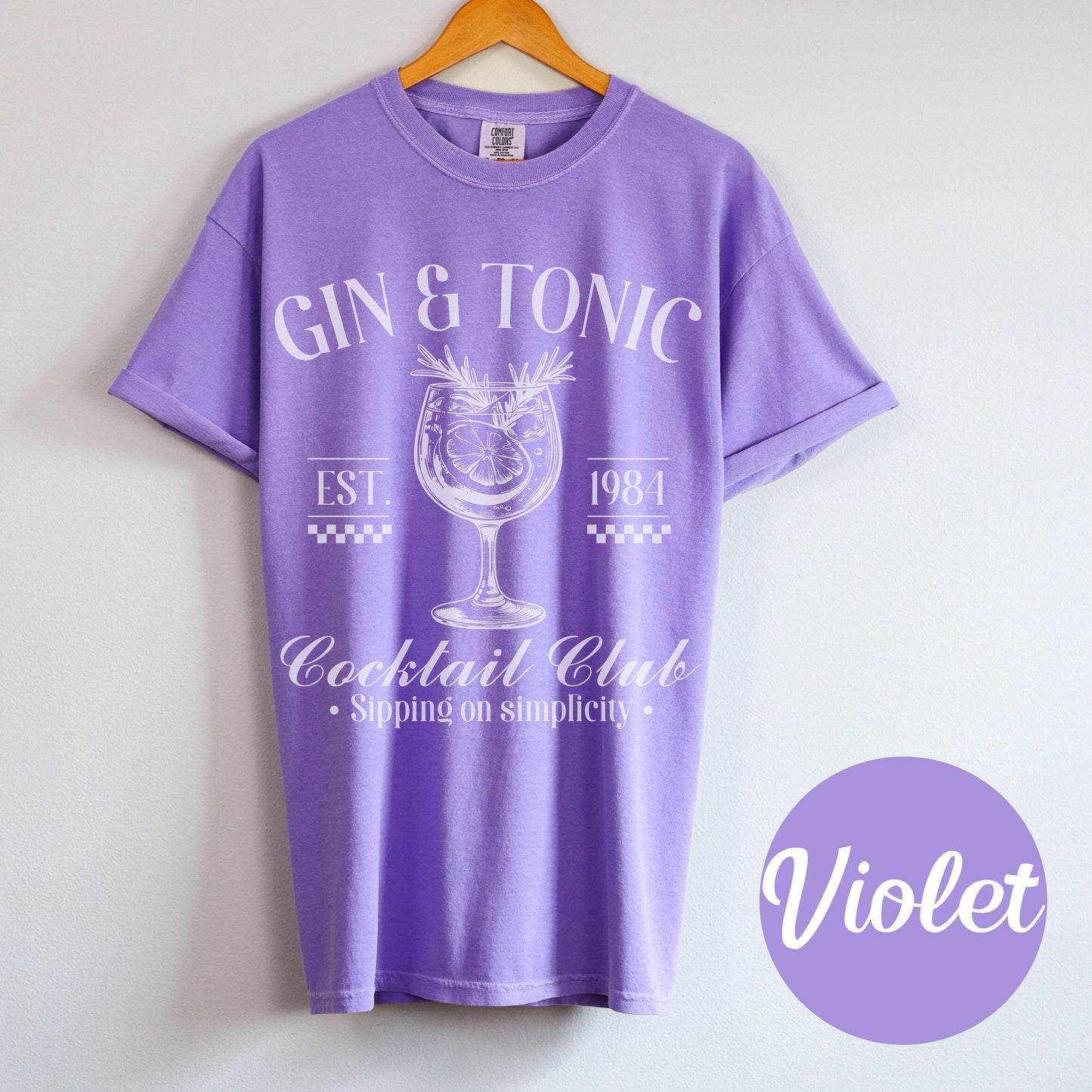 Gin and Tonic shirt, Bride Tees, Bachelorette Party Cocktail Social Club Shirt, On Cloud 9 Shirt, Aesthetic Gifts, Cocktail themed Shirt