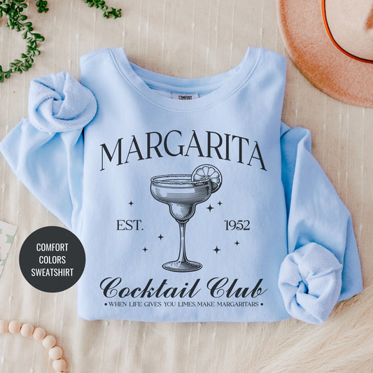 Classic Margarita Sweatshirt, Matching Cruise Sweatshirts, Bachelorette Social Club Shirt, On Cloud 9 Crewneck, Aesthetic Margs Crewneck