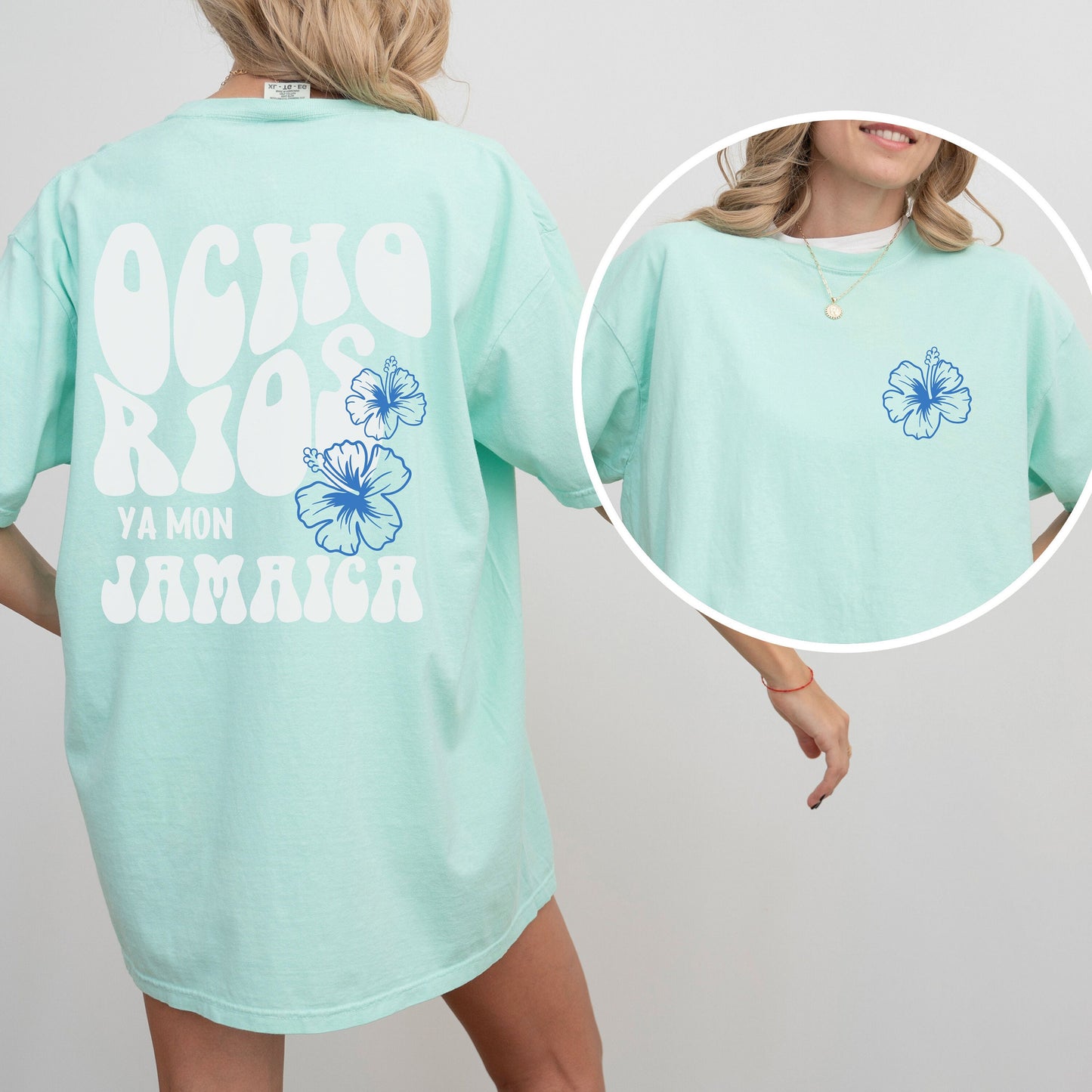 Ocho Rios Shirt, Coconut Girl Aesthetic, Comfort Colors, Family Cruise, Jamaica Surf Tee, Caribbean Beach, Matching Family Vacation Shirts