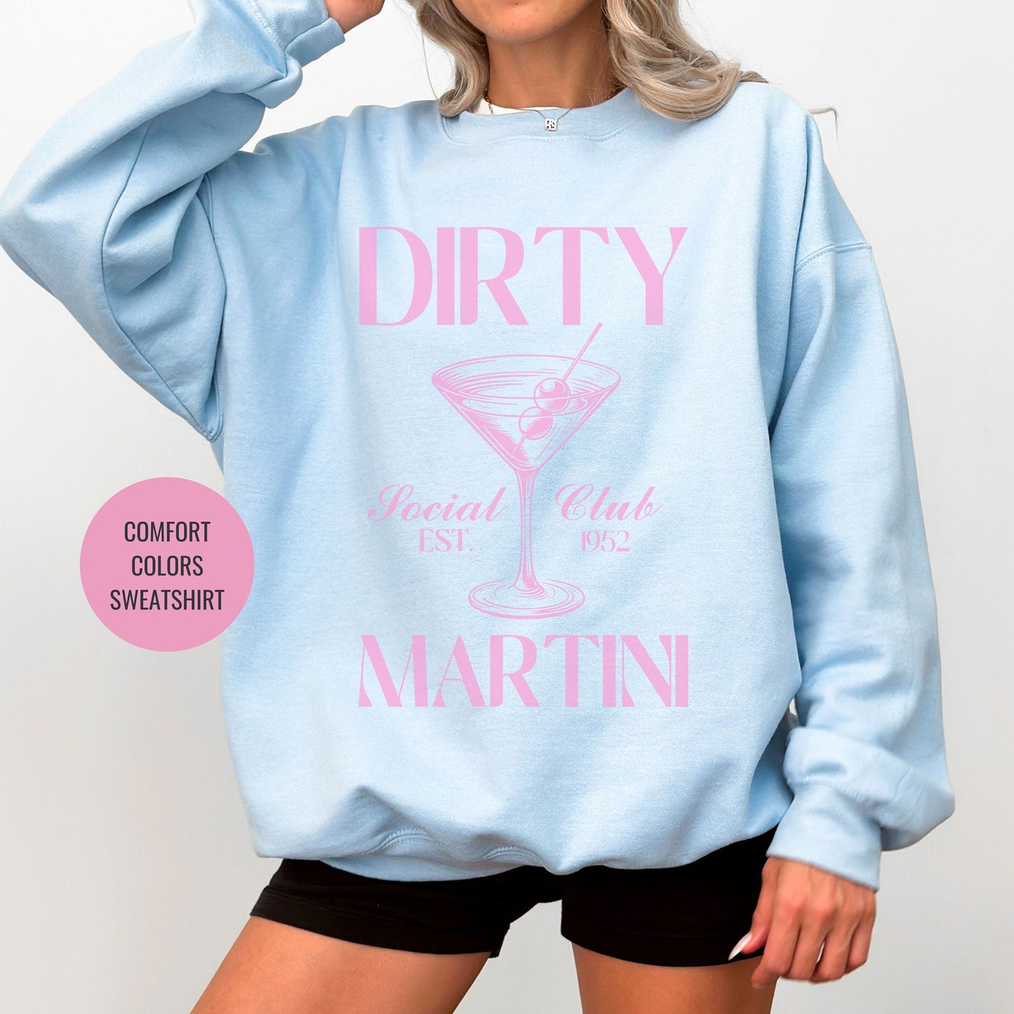 Dirty Martini Sweatshirt, Matching Cruise Sweatshirts, Bachelorette Cocktail Social Club Shirt, On Cloud 9 Crewneck, Aesthetic Crewneck