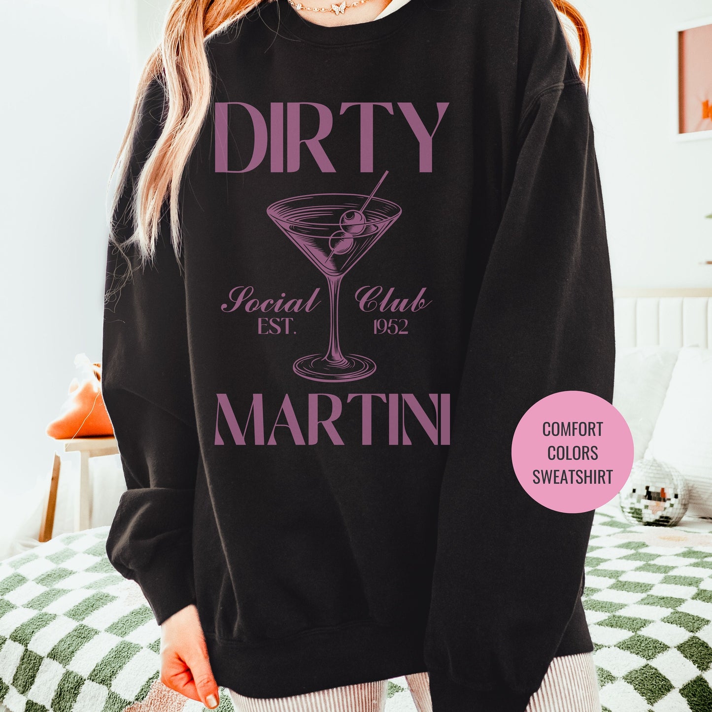 Dirty Martini Sweatshirt, Matching Cruise Sweatshirts, Bachelorette Cocktail Social Club Shirt, On Cloud 9 Crewneck, Aesthetic Crewneck