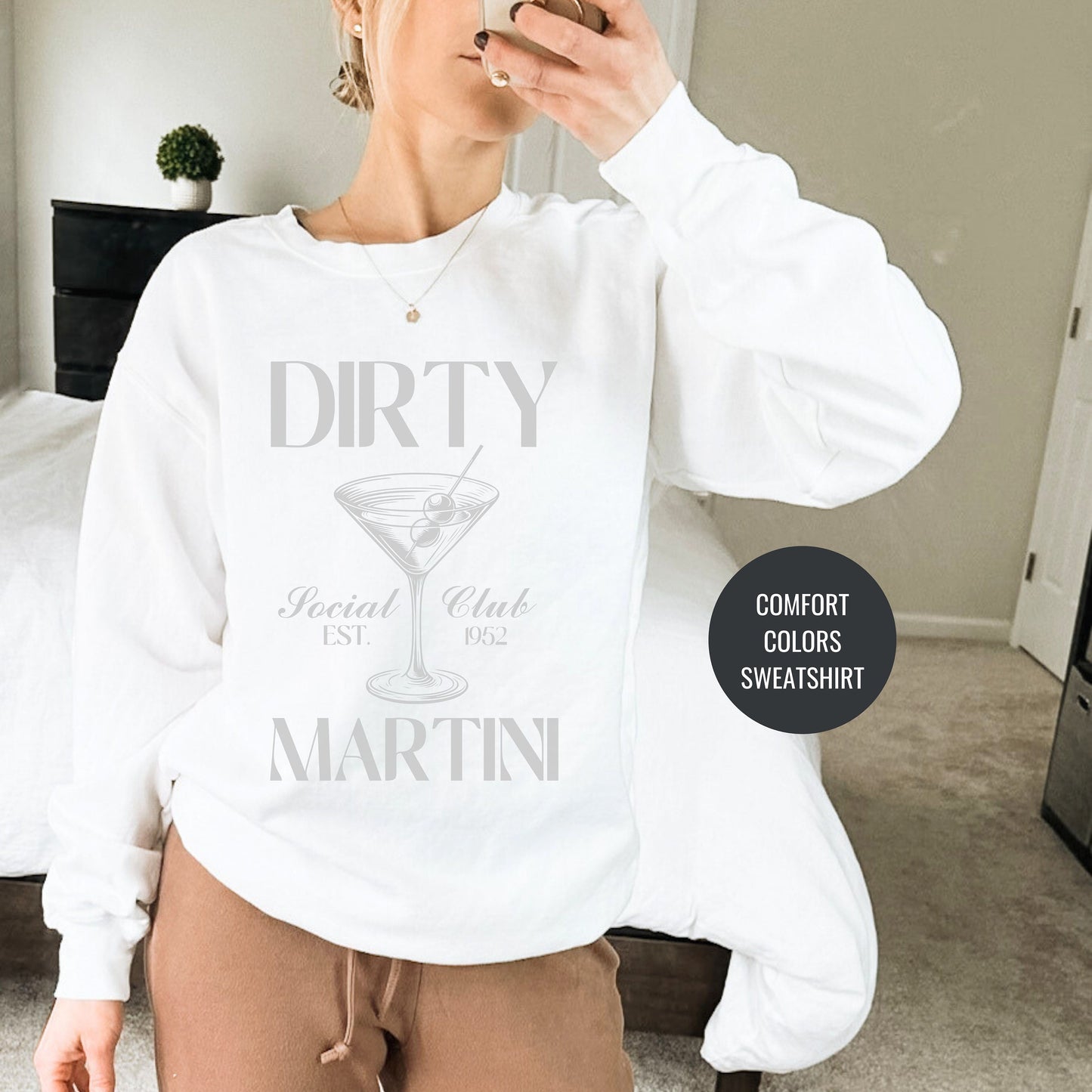 Dirty Martini Sweatshirt, Matching Cruise Sweatshirts, Bachelorette Cocktail Social Club Shirt, On Cloud 9 Crewneck, Aesthetic Crewneck