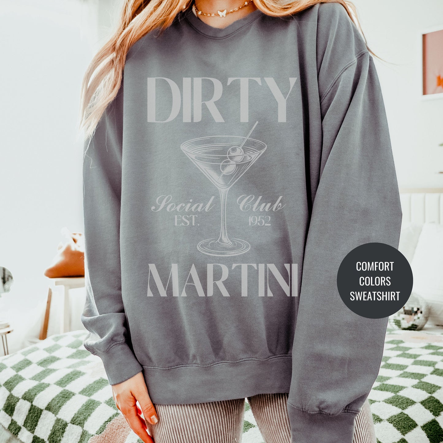 Dirty Martini Sweatshirt, Matching Cruise Sweatshirts, Bachelorette Cocktail Social Club Shirt, On Cloud 9 Crewneck, Aesthetic Crewneck