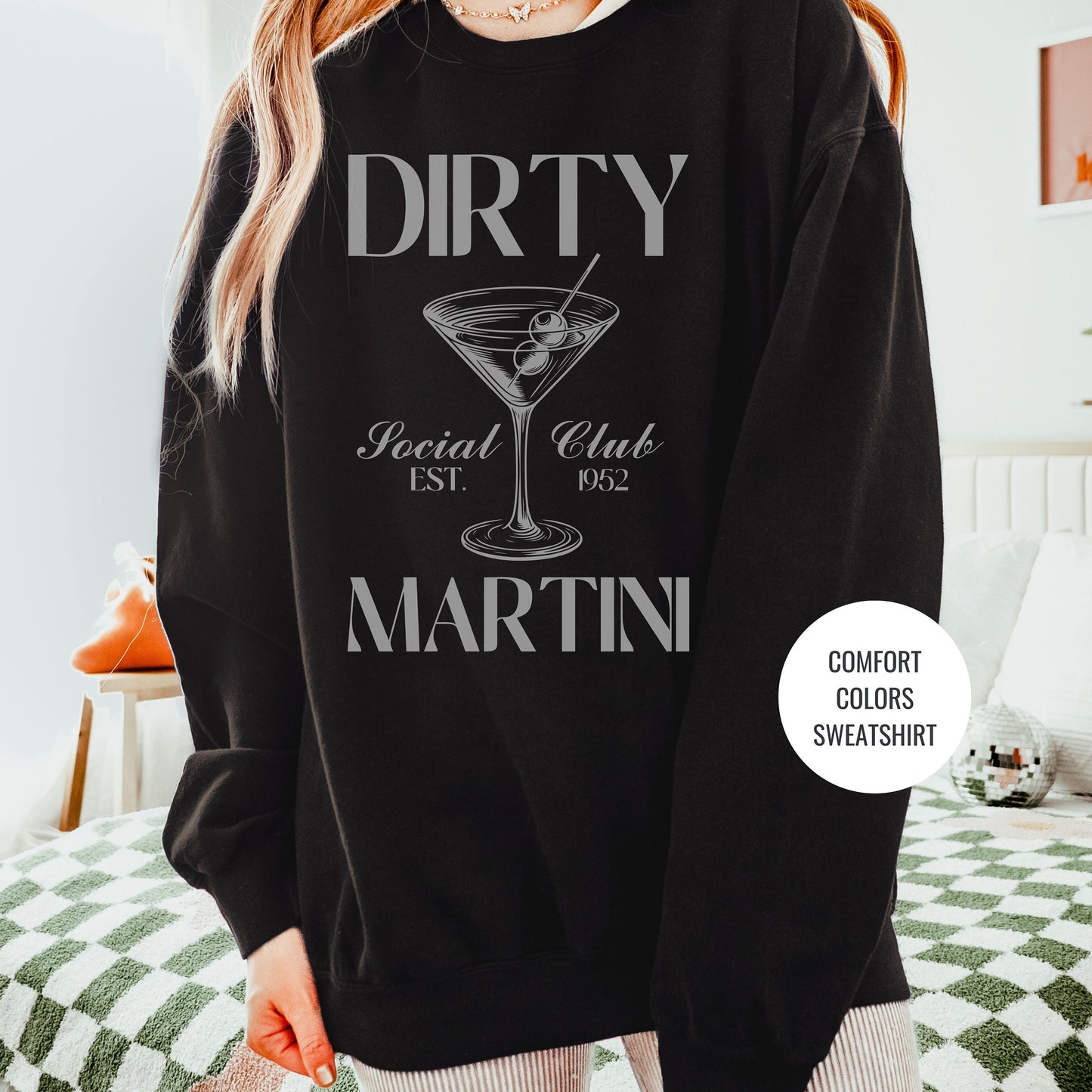 Dirty Martini Sweatshirt, Matching Cruise Sweatshirts, Bachelorette Cocktail Social Club Shirt, On Cloud 9 Crewneck, Aesthetic Crewneck