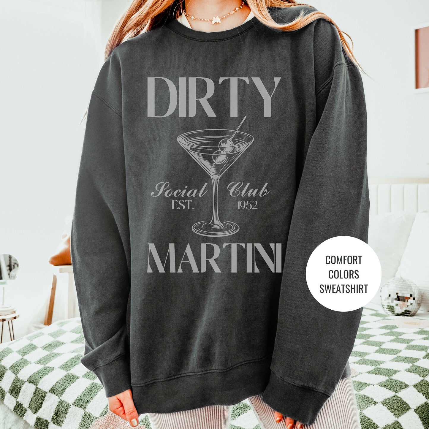 Dirty Martini Sweatshirt, Matching Cruise Sweatshirts, Bachelorette Cocktail Social Club Shirt, On Cloud 9 Crewneck, Aesthetic Crewneck