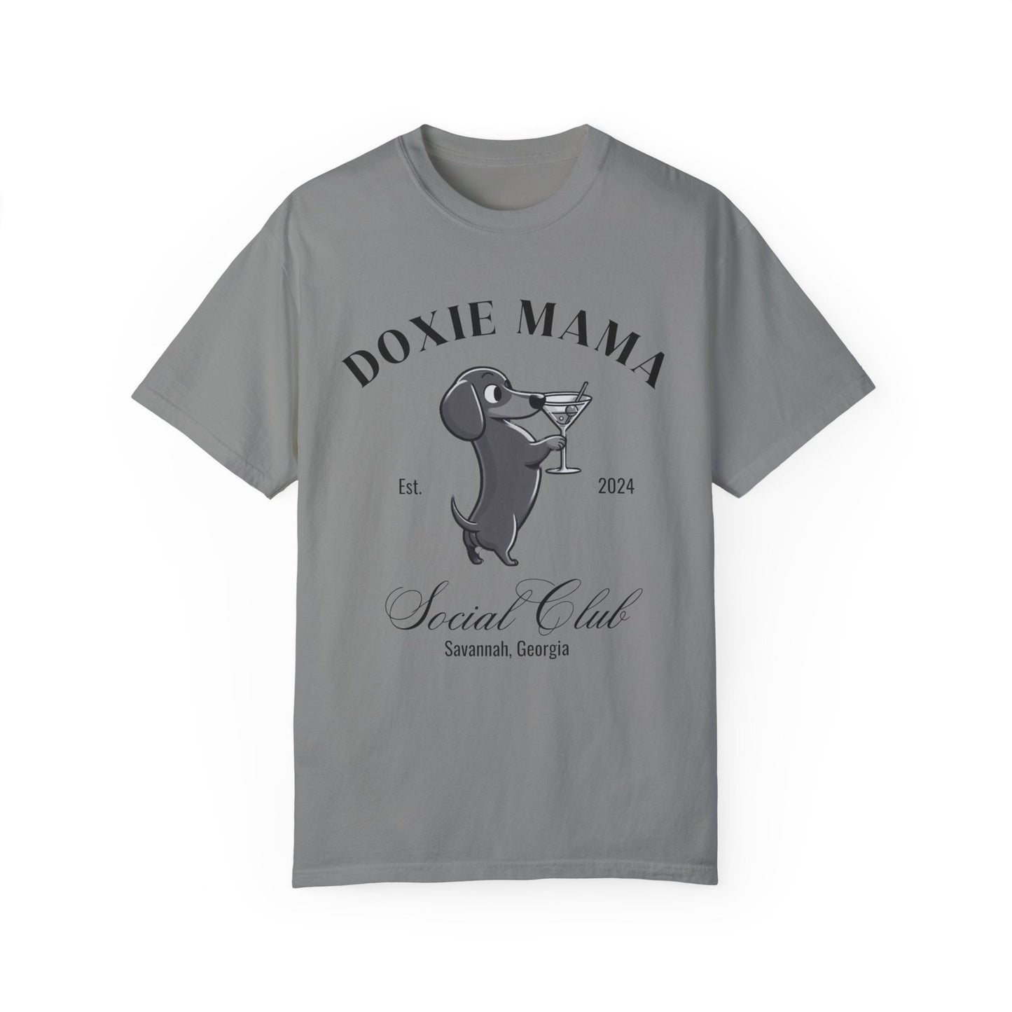 Weenie Tini Shirt | Comfort Colors | Dachshund Grandma Gift | Small Dog Breed | New Dog  Social Club Shirt | Doxie Mama Gift | Martini Shirt