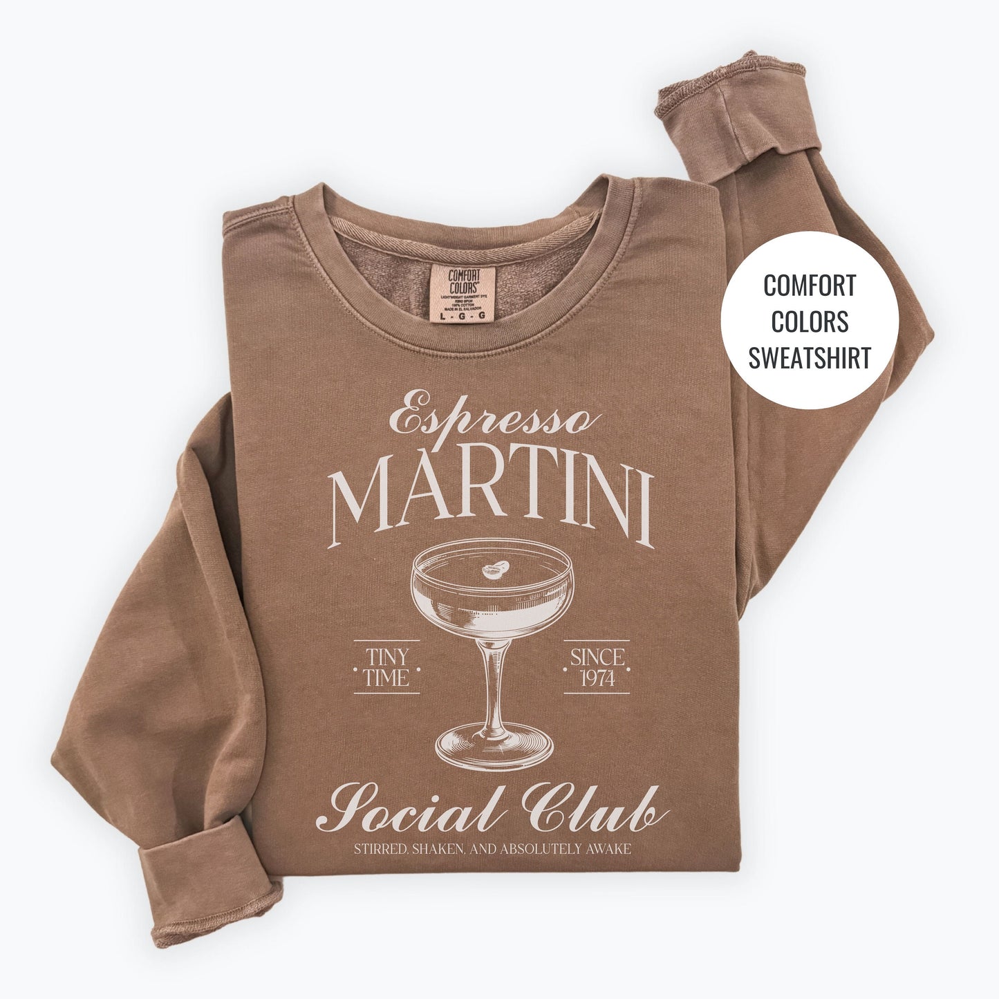 Espresso Martini Sweatshirt, Summer Sweatshirt, Bachelorette Coffee Cocktail Social Club Shirt, On Cloud 9 Crewneck, Aesthetic Crewneck