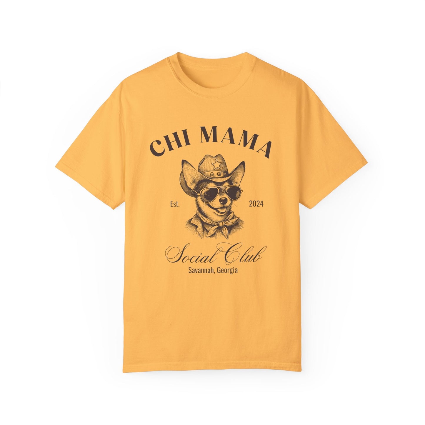 Chihuahua Shirt | Chi Grandma Gifts | Comfort Colors | Small Dog Breed | New Dog Shirt | Social Club Shirt | Chi Mama Gift | Martini Shirt