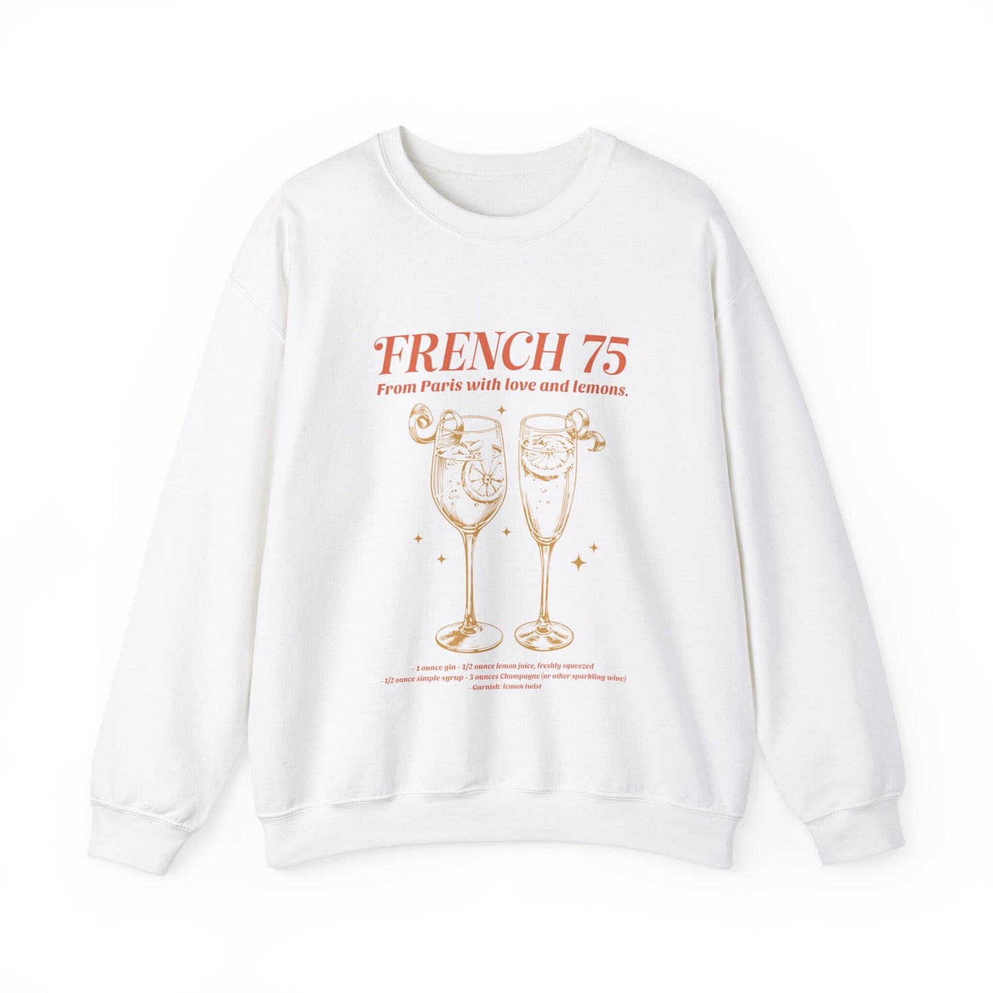 French 75 Sweatshirt, Bride Crewnecks, Bachelorette Party Cocktail Social Club Shirt, Champagne Aesthetic Gifts, Margarita themed Shirts