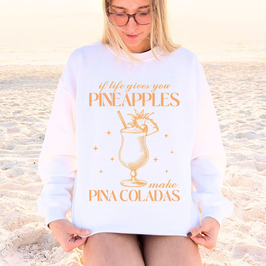 Summer Sweatshirt, Bride Crewneck, Bachelorette Party Pina Colada Cocktail Social Club Shirt, Margs Aesthetic Gifts, Margarita themed Shirts