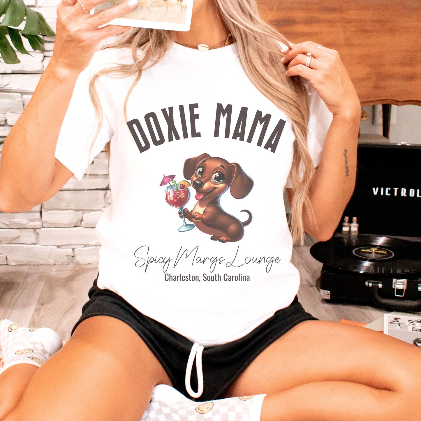 Weenie Tini Shirt | Comfort Colors | Dachshund Grandma Gift | Small Dog Breed | New Dog  Social Club Shirt | Doxie Mama Gift | Spicy Margs