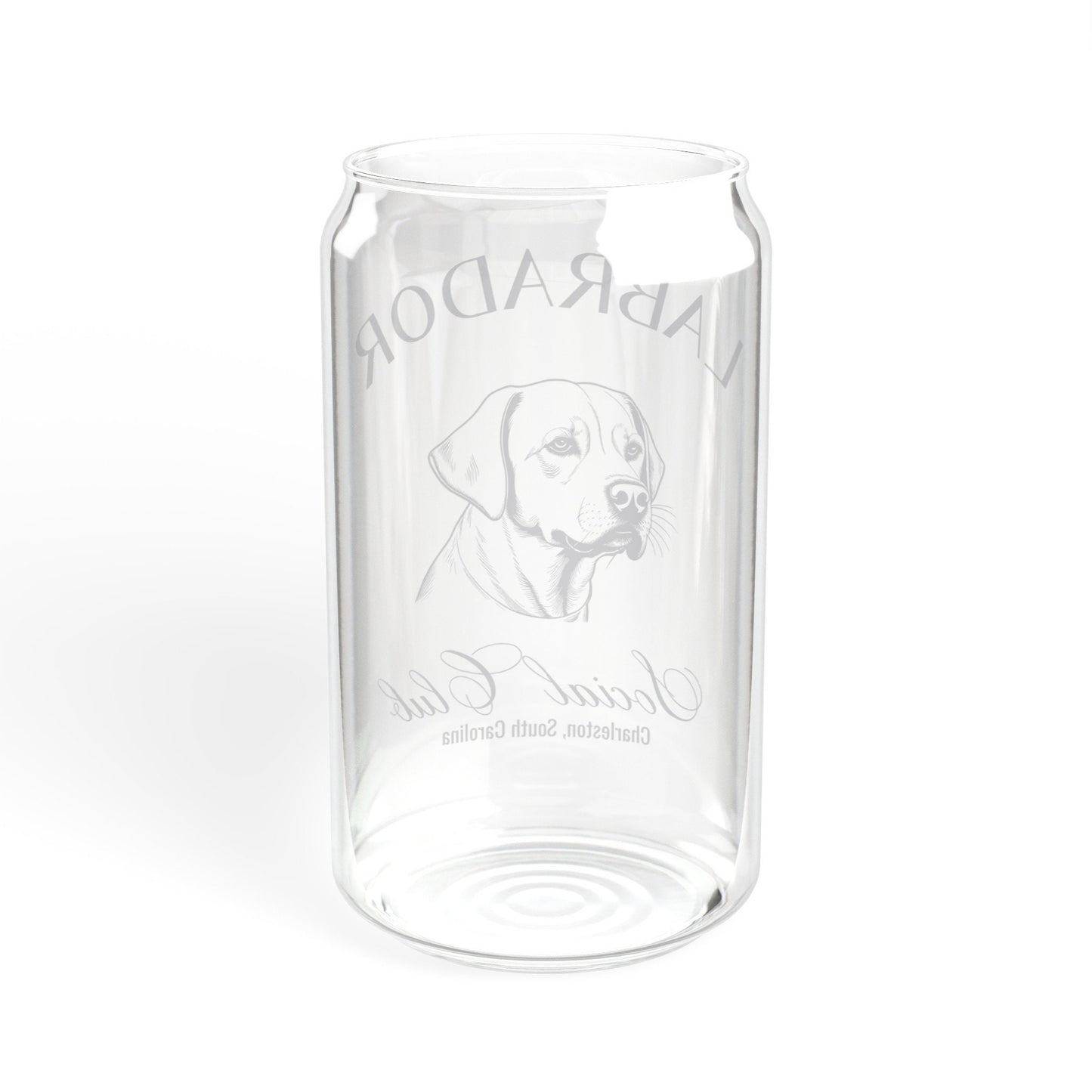 Labrador Cup | Big Dog Breed | Dog Mama Gifts | Grandma Gift | Lab Puppy | Birthday Gifts for her | Social Club Glass Can | Fun Dog Mug