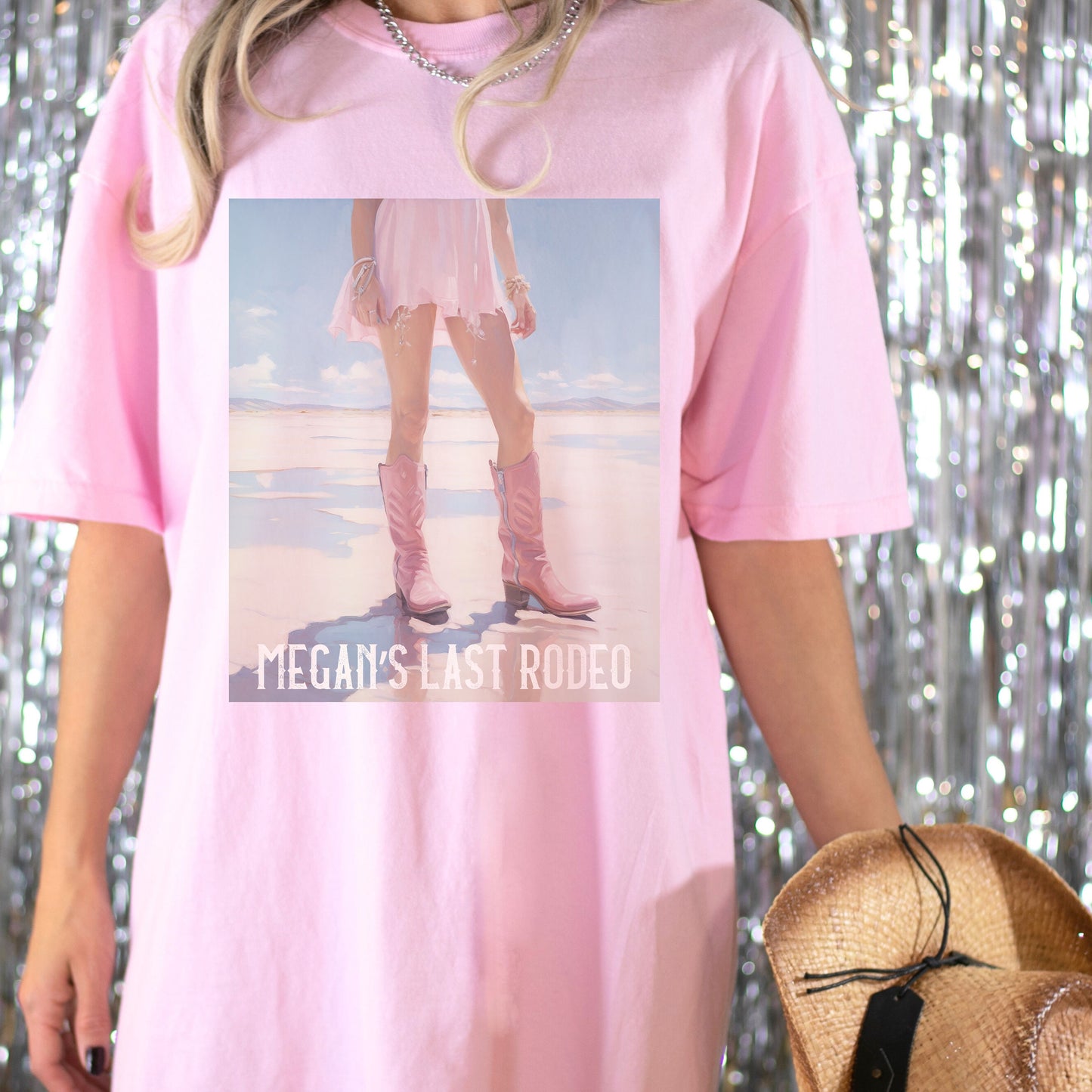 Coastal Cowgirl Shirt | Comfort Colors | Pink Last Rodeo Bach Theme | On Cloud 9 T Shirt | Matching Bachelorette Tees for Bridesmaid