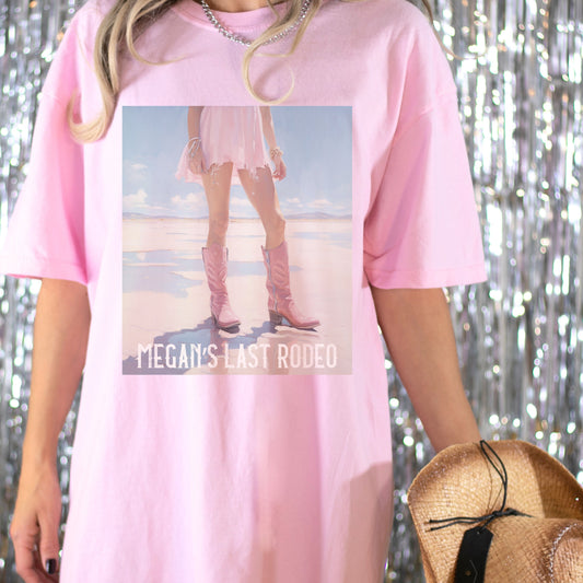 Coastal Cowgirl Shirt | Comfort Colors | Pink Last Rodeo Bach Theme | On Cloud 9 T Shirt | Matching Bachelorette Tees for Bridesmaid