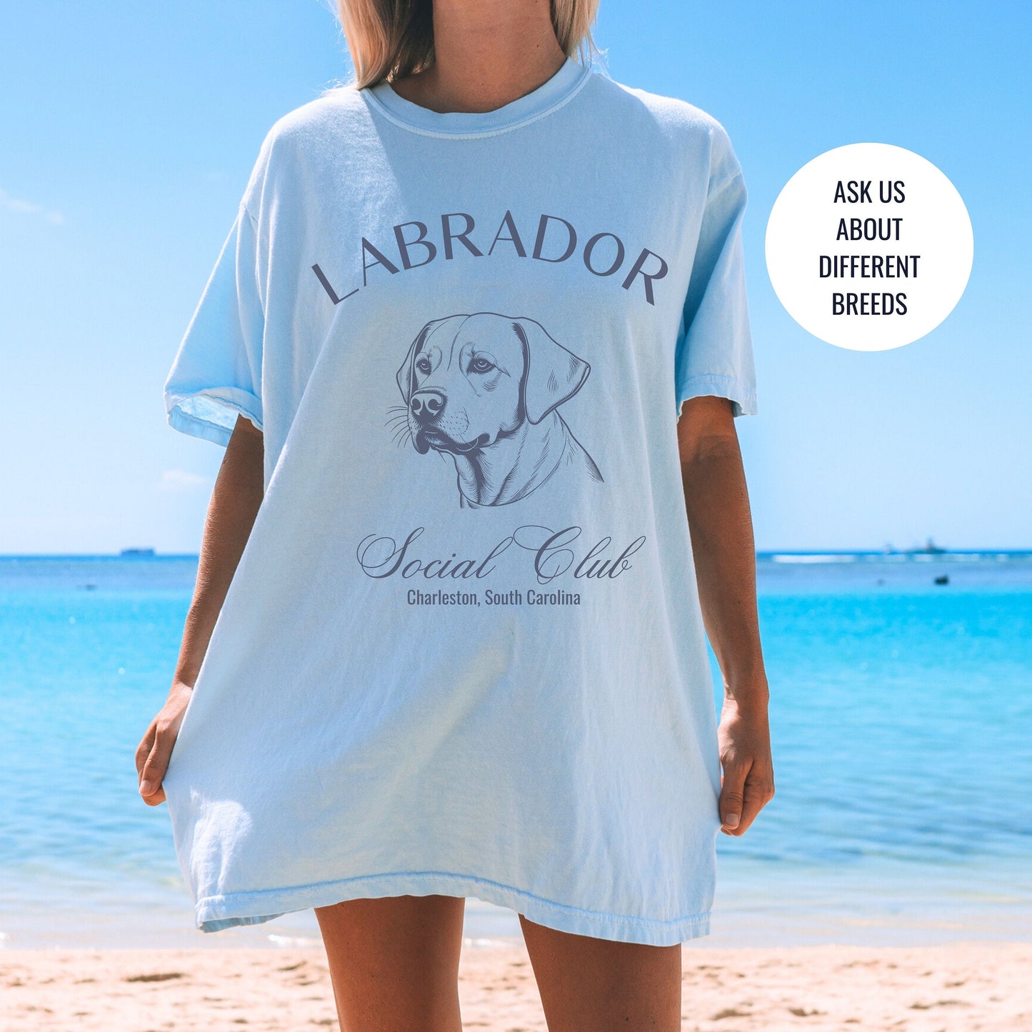 Labrador Retriever Shirt | Dog Mama T-shirt | Dog Grandma Gift | Birthday Gift for her | Social Club Shirt | Big Dog Breed | Fun Dog T-Shirt