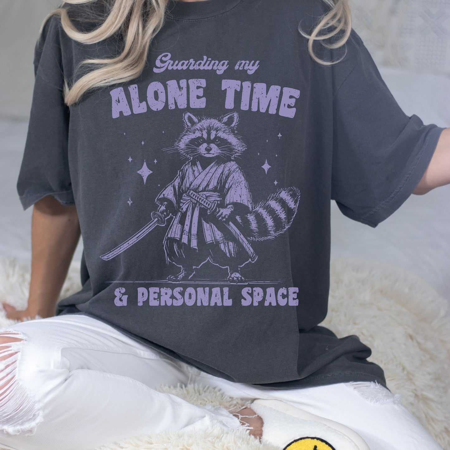 Alone Time Vintage Raccoon Tee, Support Your Local Street Cats Graphic T-Shirt, Retro Unisex Adult TShirt, Nostalgia T Shirt, Personal Space