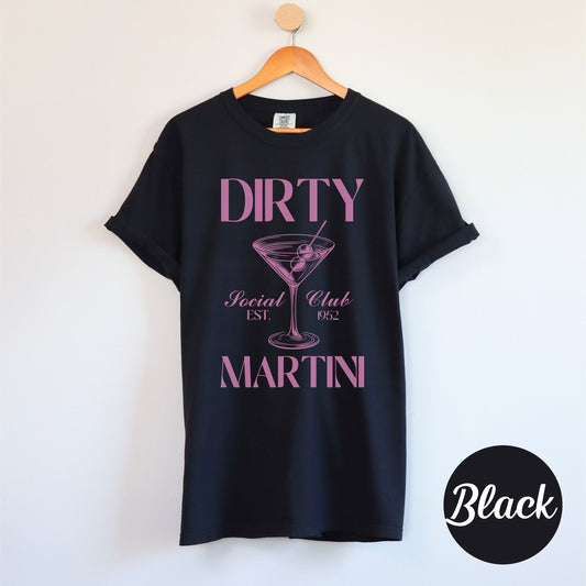 Dirty Martini shirt, Summer Bride Tee, Bachelorette Party Cocktail Social Club Shirt, On Cloud 9 , Aesthetic Gift, Pineapple themed Shirts