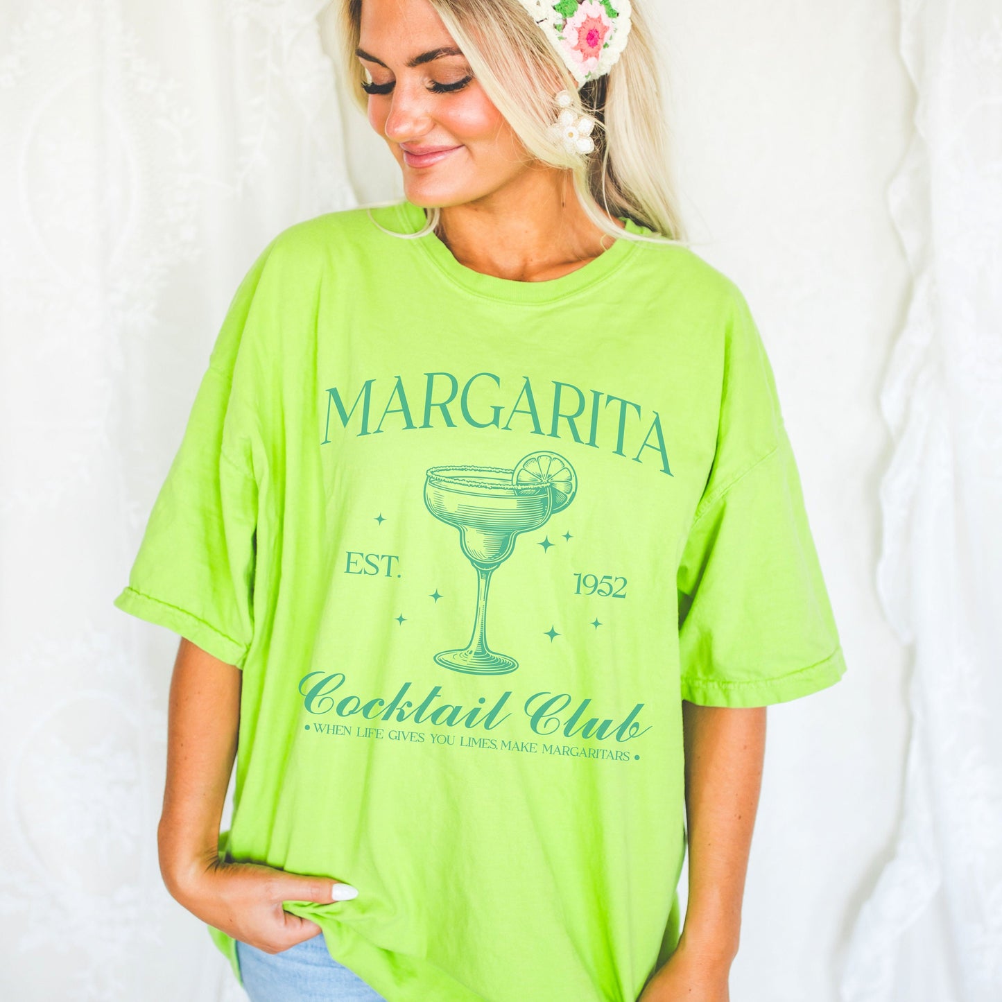 Margarita shirt, Summer Bride Tee, Bachelorette Party Cocktail Social Club Shirt, On Cloud 9 , Aesthetic Gift, Spicy Margs themed Shirts