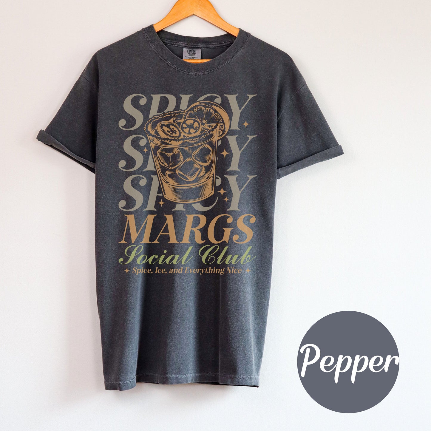 Spicy Margs shirt, Bride Tees, Bachelorette Party Cocktail Social Club Shirt, On Cloud 9 T Shirt, Aesthetic Gifts, Margarita themed Shirts