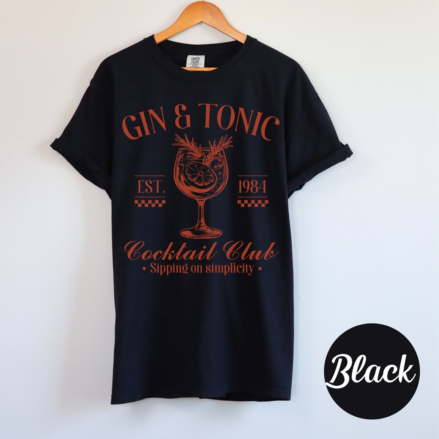 Gin and Tonic shirt, Bride Tees, Bachelorette Party Cocktail Social Club Shirt, On Cloud 9 Shirt, Aesthetic Gifts, Cocktail themed Shirt