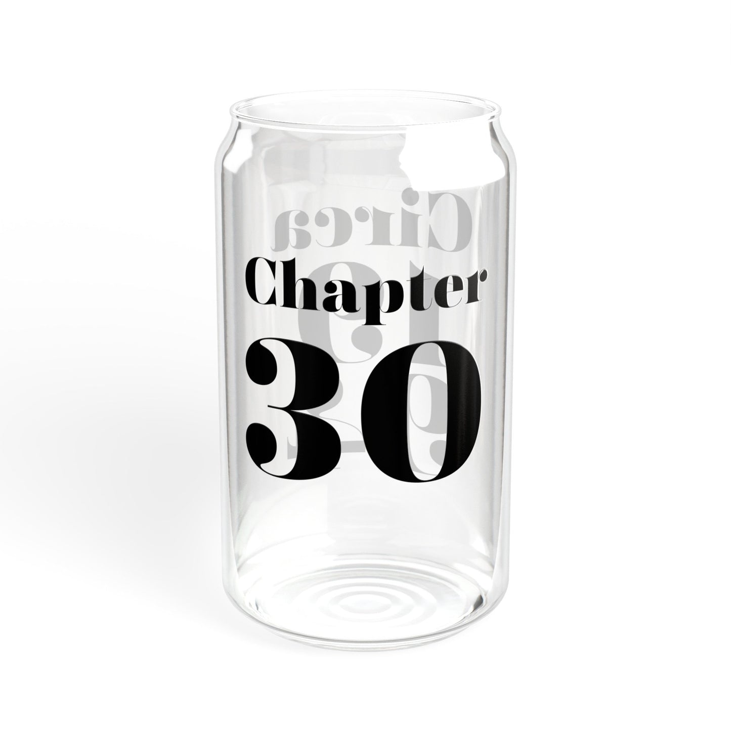 Custom  30th Birthday Glass Tumbler with Lid, 30th Birthday Mug, Dirty Thirty Cruise Gift, Turning Birthday Party Cup, Circa 1994 Version