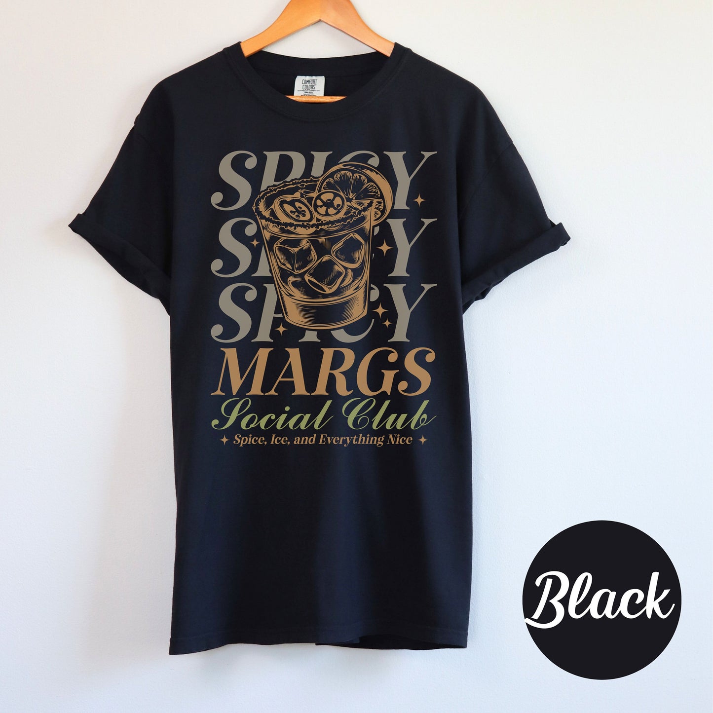 Spicy Margs shirt, Bride Tees, Bachelorette Party Cocktail Social Club Shirt, On Cloud 9 T Shirt, Aesthetic Gifts, Margarita themed Shirts