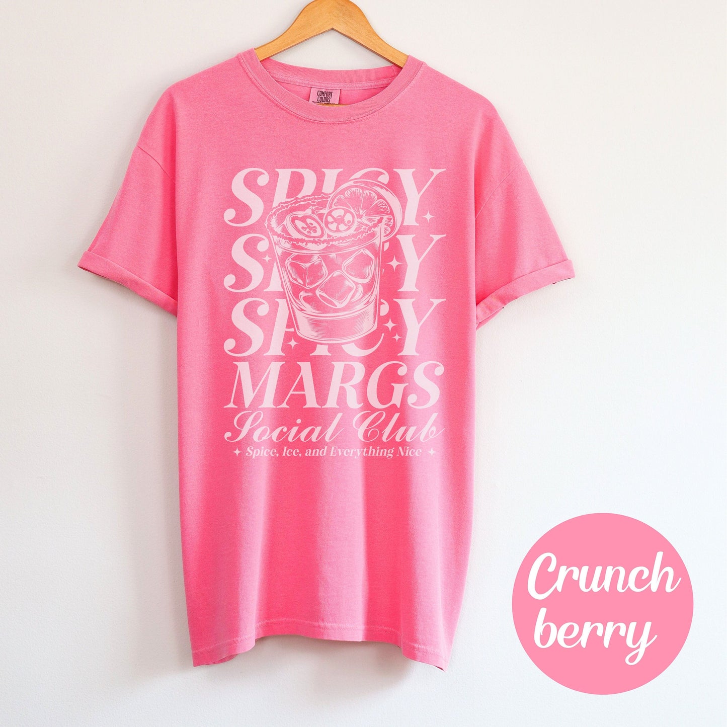 Spicy Margs shirt, Bride Tees, Bachelorette Party Cocktail Social Club Shirt, On Cloud 9 T Shirt, Aesthetic Gifts, Margarita themed Shirts