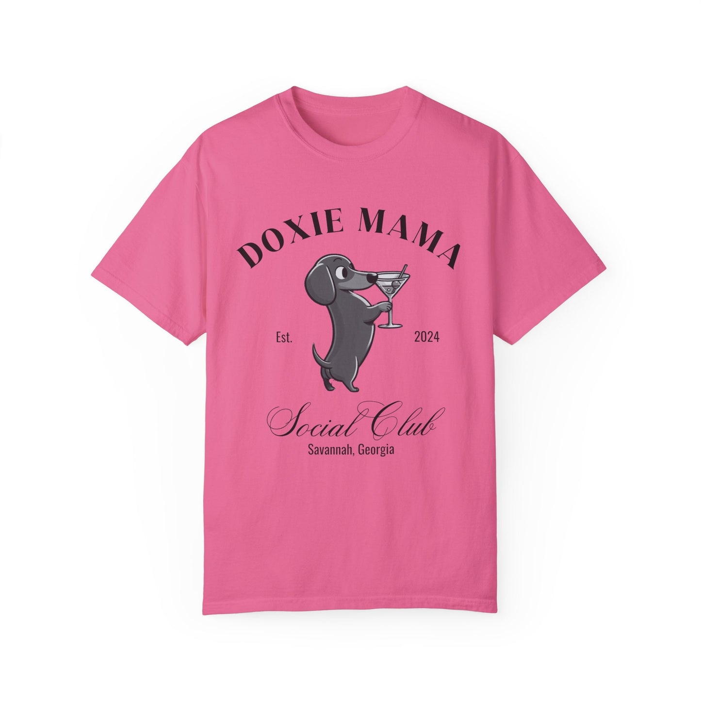 Weenie Tini Shirt | Comfort Colors | Dachshund Grandma Gift | Small Dog Breed | New Dog  Social Club Shirt | Doxie Mama Gift | Martini Shirt