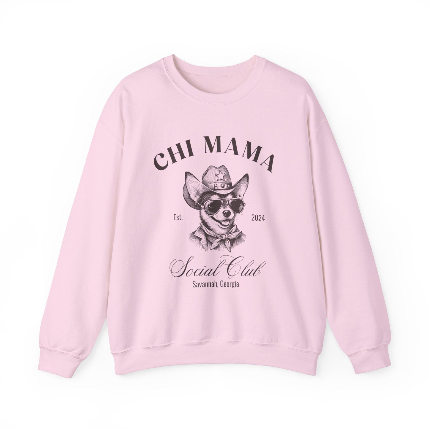 Chihuahua Sweatshirt | Chi Grandma Gifts | Small Dog Breed Crewneck | New Dog Shirt | Social Club Shirt | Chi Mama Gift | Martini Shirt