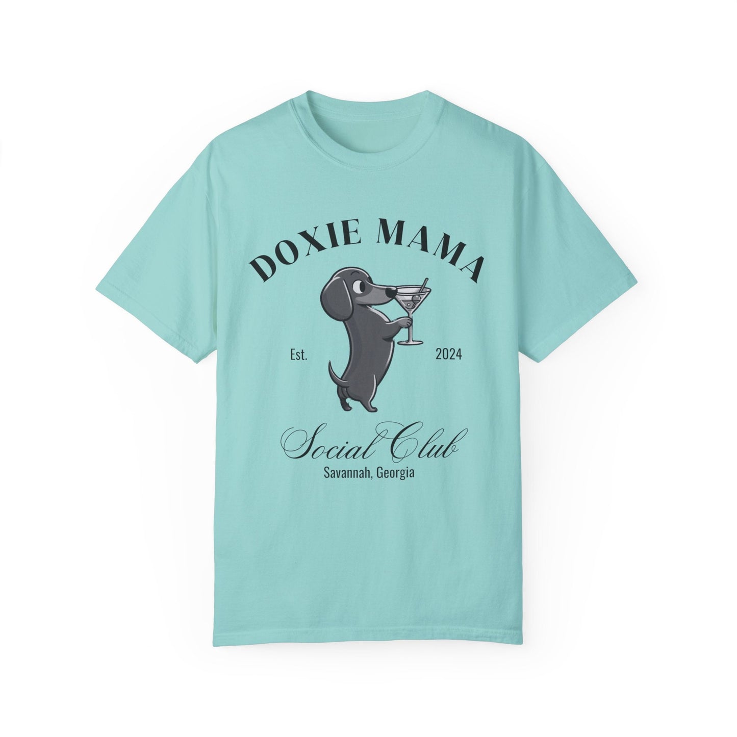 Weenie Tini Shirt | Comfort Colors | Dachshund Grandma Gift | Small Dog Breed | New Dog  Social Club Shirt | Doxie Mama Gift | Martini Shirt