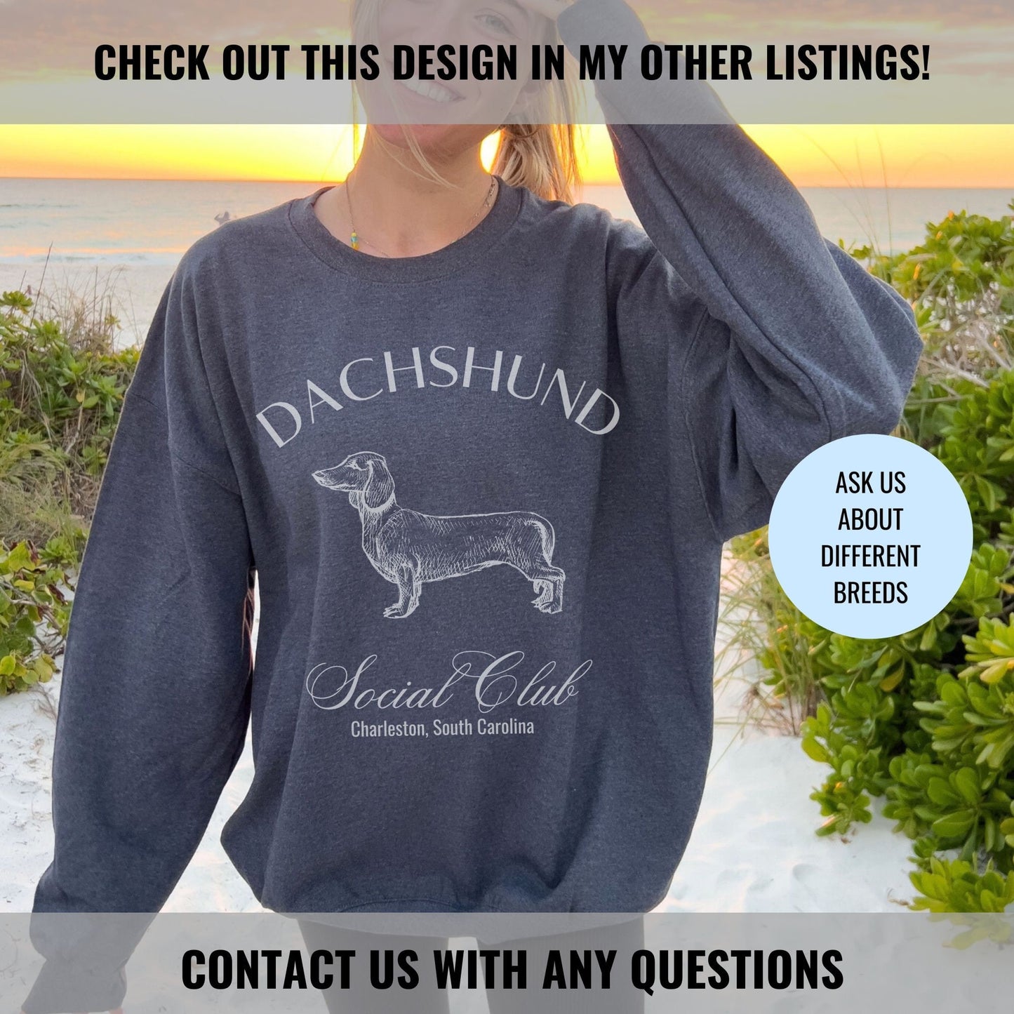 Chihuahua Sweatshirt | Chi Grandma Gifts | Small Dog Breed Crewneck | New Dog Shirt | Social Club Shirt | Chi Mama Gift | Martini Shirt