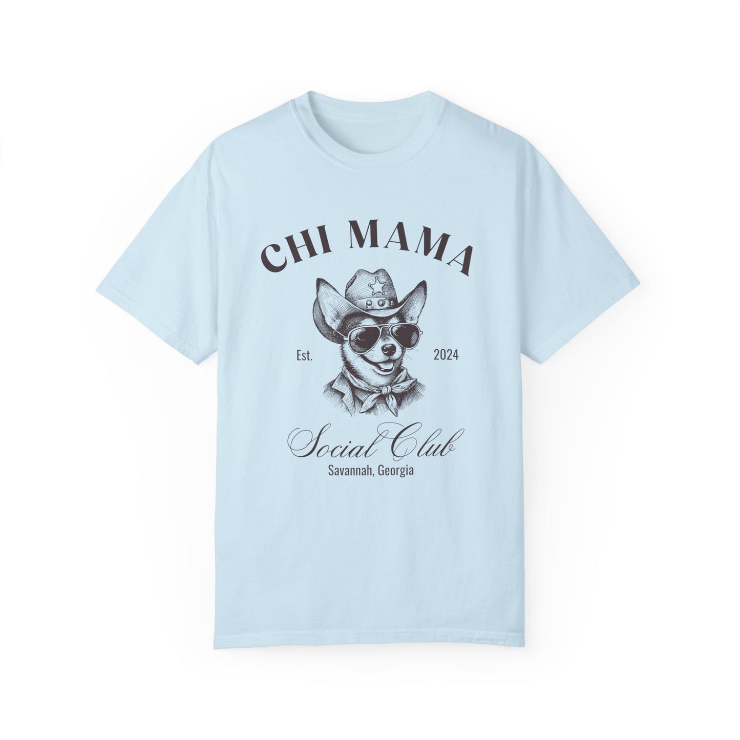 Chihuahua Shirt | Chi Grandma Gifts | Comfort Colors | Small Dog Breed | New Dog Shirt | Social Club Shirt | Chi Mama Gift | Martini Shirt