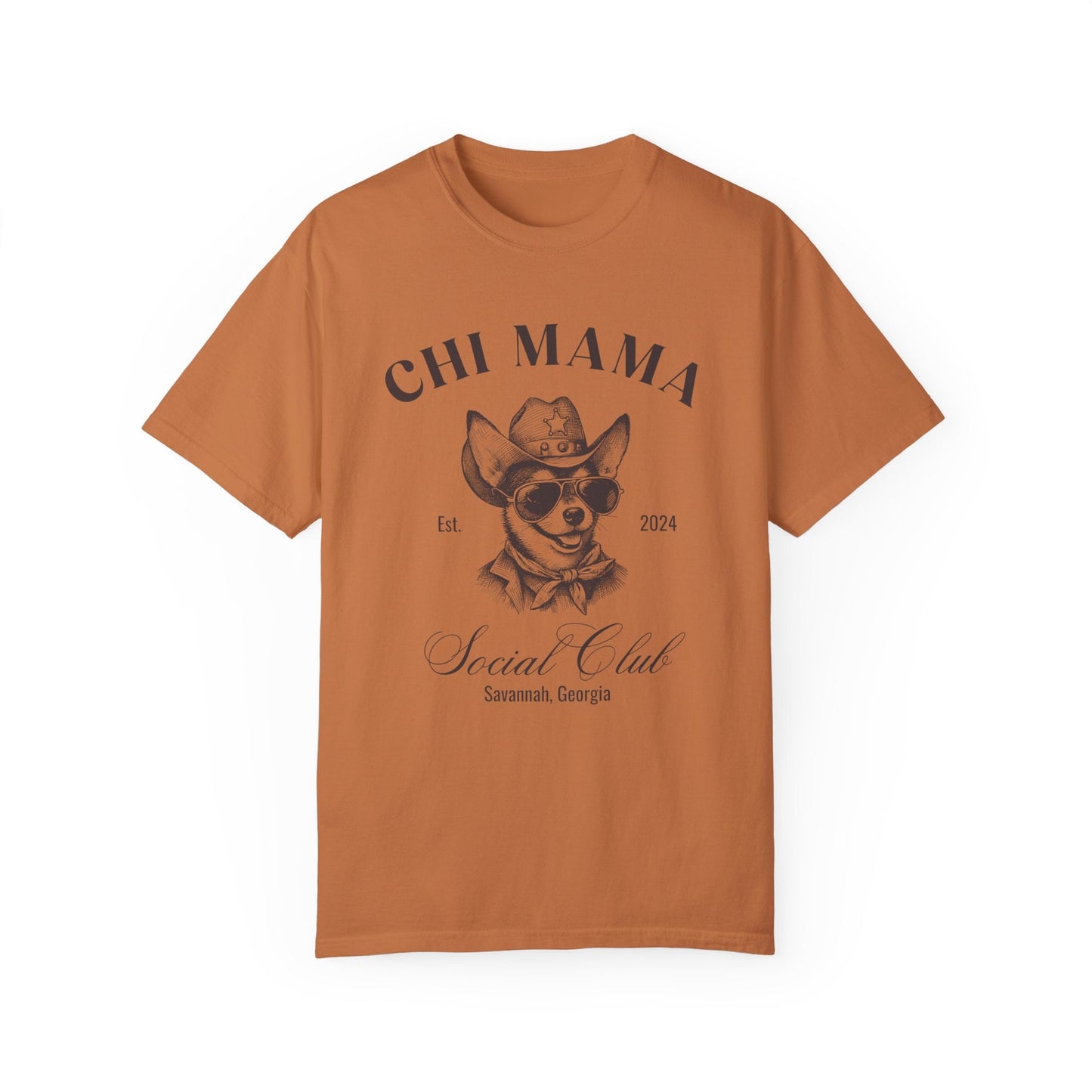 Chihuahua Shirt | Chi Grandma Gifts | Comfort Colors | Small Dog Breed | New Dog Shirt | Social Club Shirt | Chi Mama Gift | Martini Shirt