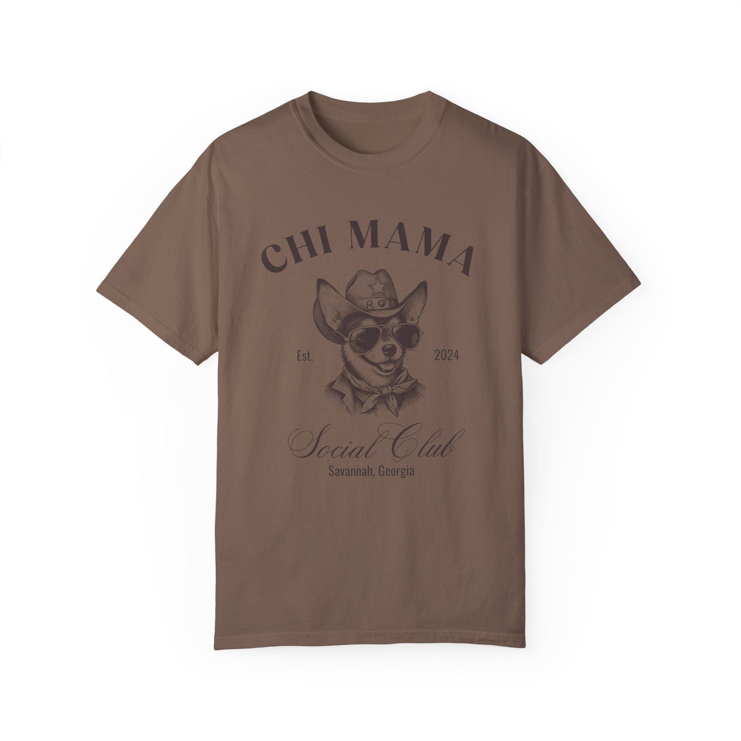 Chihuahua Shirt | Chi Grandma Gifts | Comfort Colors | Small Dog Breed | New Dog Shirt | Social Club Shirt | Chi Mama Gift | Martini Shirt