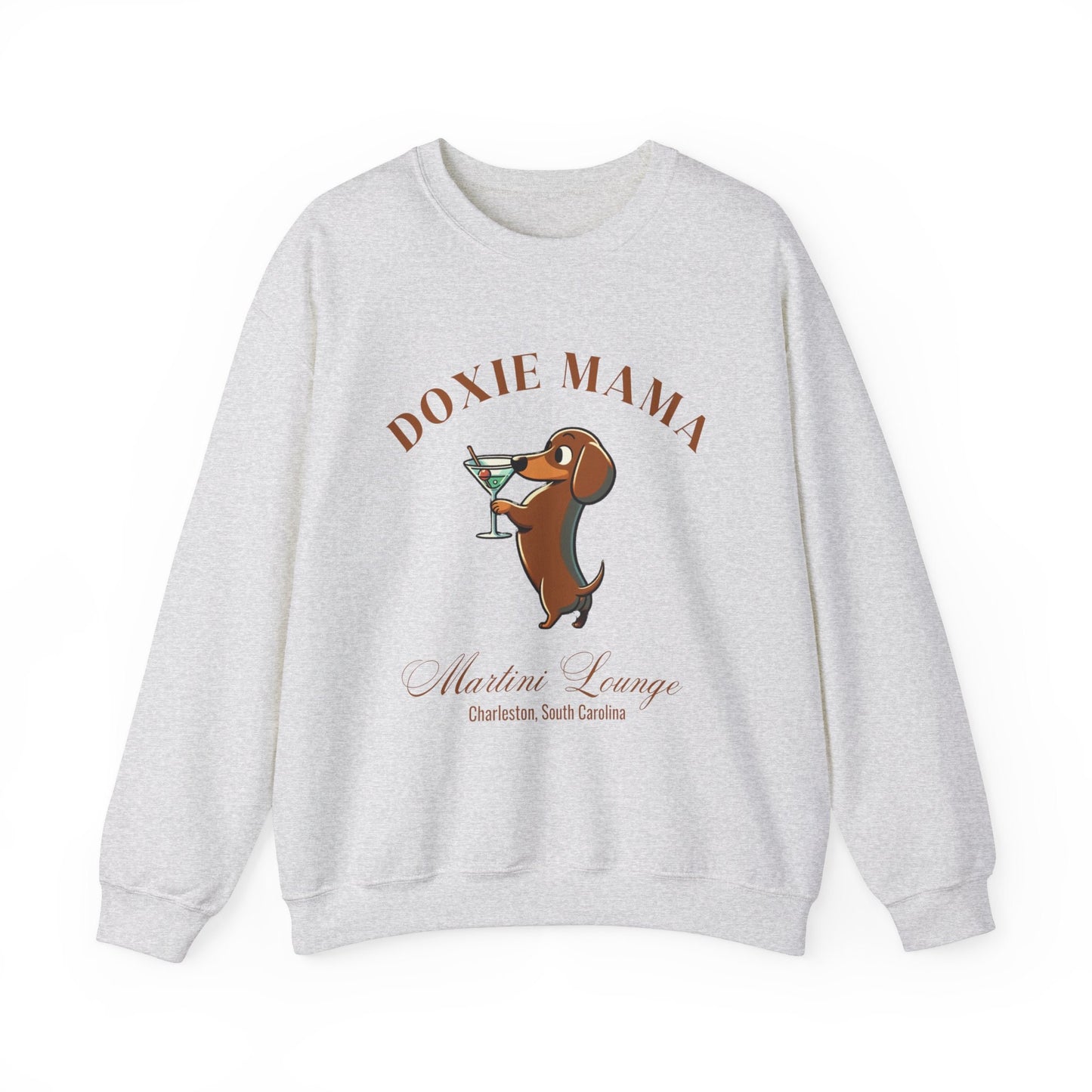 Doxie Tini Sweatshirt | Dachshund Grandma Gift | Small Dog Breed Crewneck | New Dog | Social Club Shirt | Trendy Doxie Mama Gift | Fun Dog