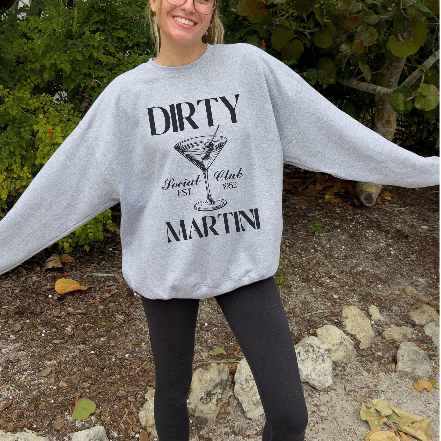 Dirty Martini Sweatshirt, Preppy Bride Crewnecks, Bachelorette Party Cocktail Social Club Shirt, Aesthetic Gifts, Margarita themed Shirts