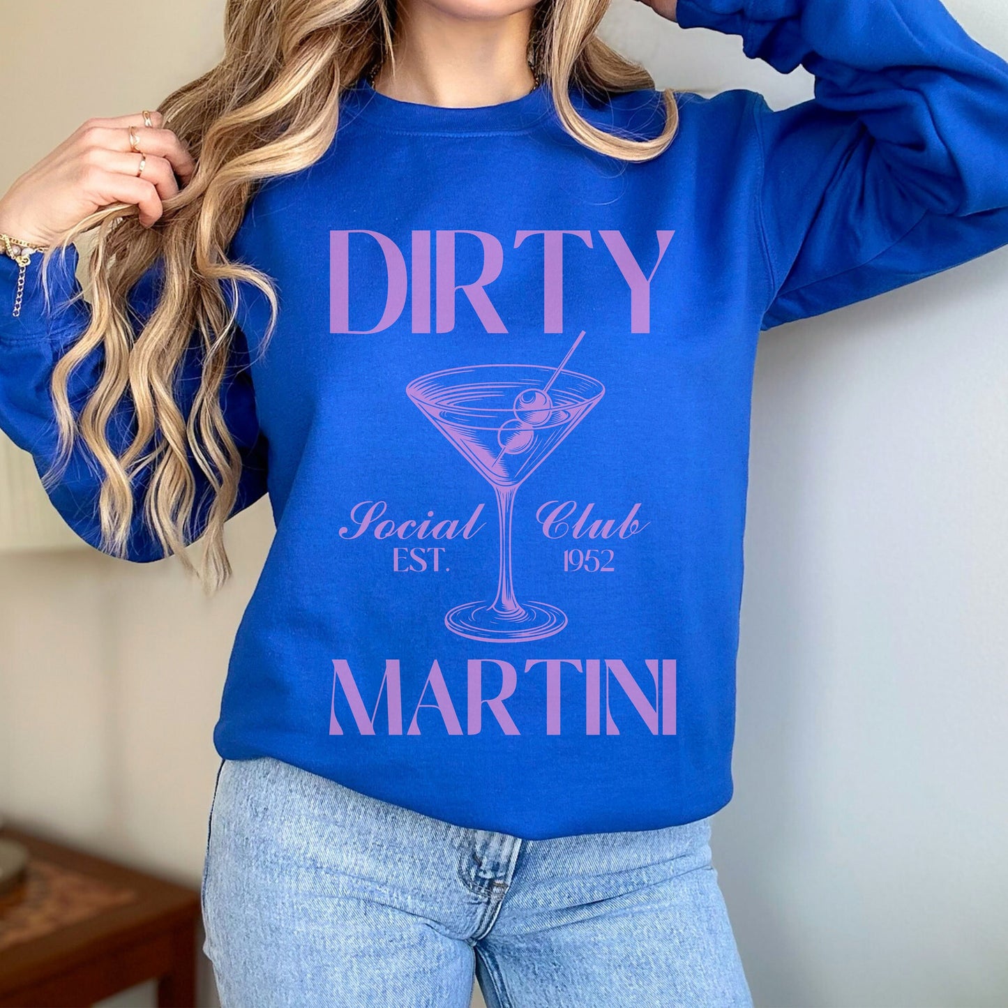 Dirty Martini Sweatshirt, Bride Crewneck, Bachelorette Party, Margs Cocktail Social Club Shirts, Aesthetic Gifts, Margarita themed Shirts