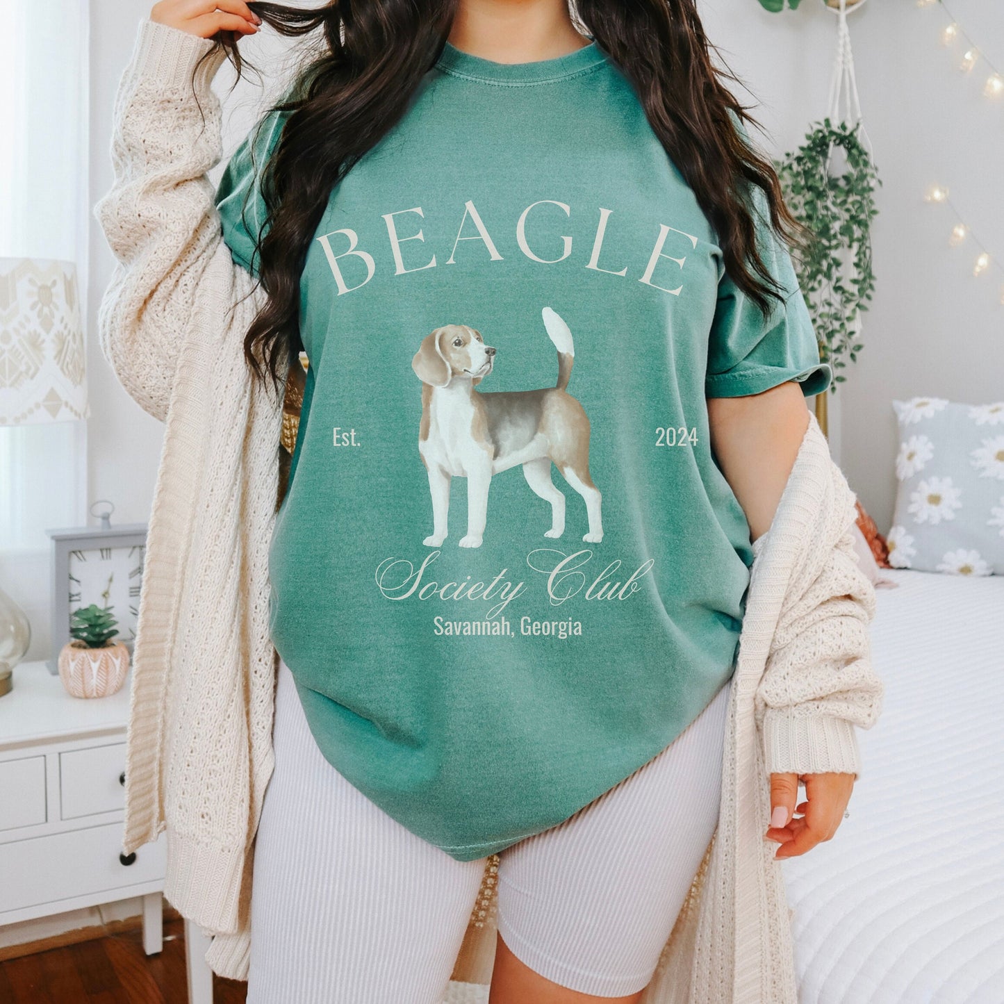 Beagle Shirt | Dog Mama T-shirts | Dog Grandma Gift | Cute Birthday Gifts for her | Social Club Shirt | Small Dog Breed | Hunting Dog TShirt