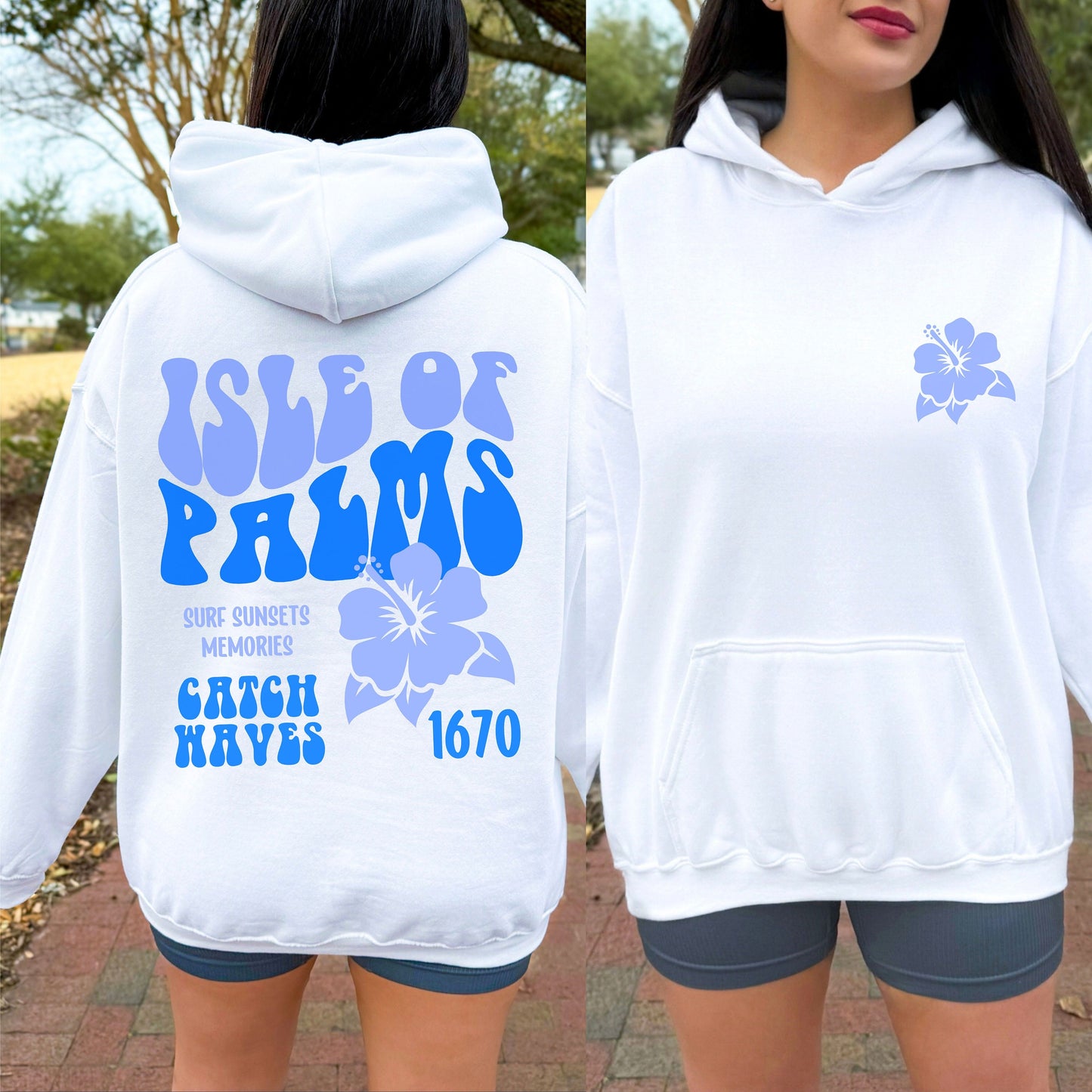 Isle of Palms Hoodie, South Carolina Hoodie, Coastal Gift, Sullivan's Island Hoodie, Charleston SC Hoodie, Folley Island Family Vacation