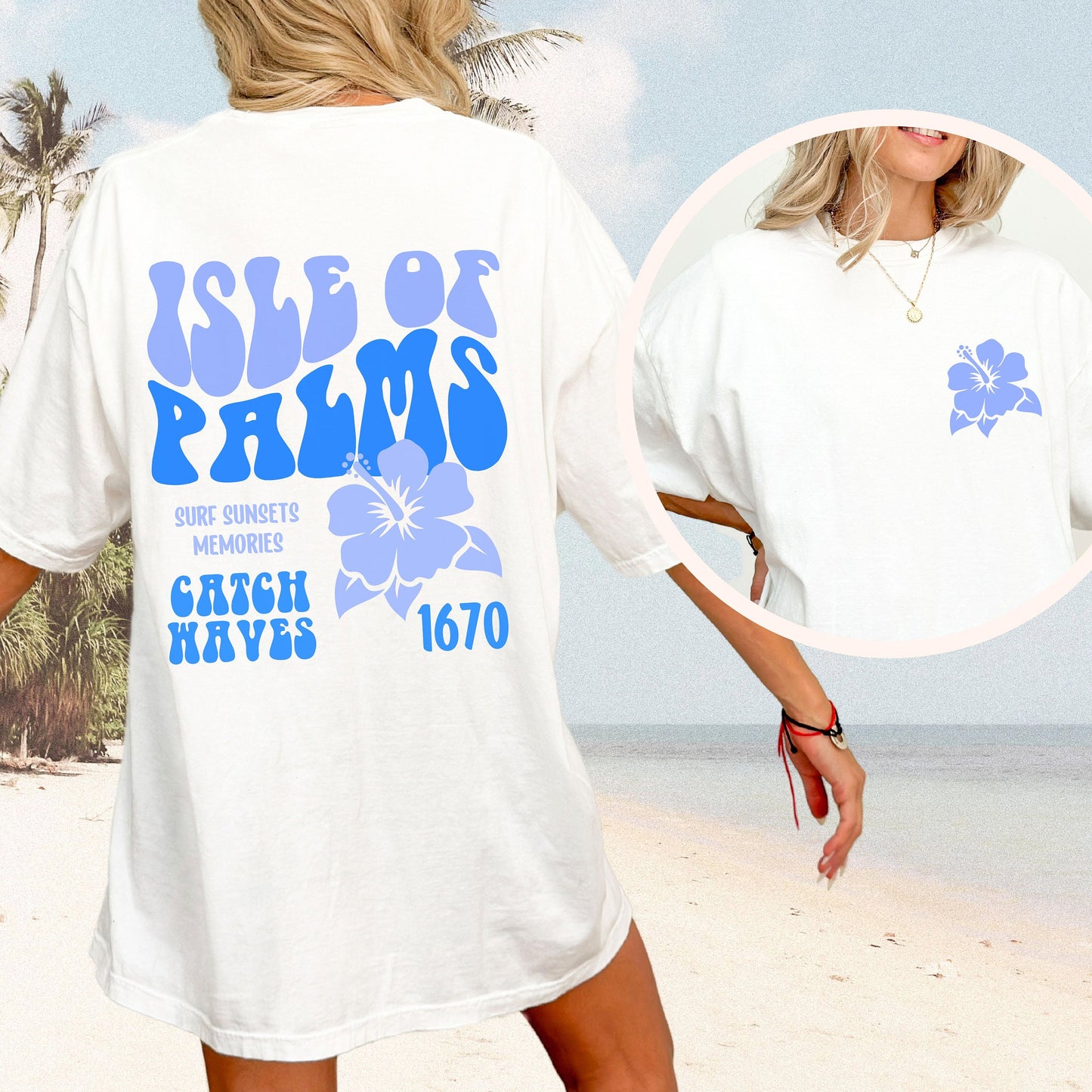 Isle of Palms Shirt, South Carolina, Coastal Gift, Sullivan's Island T Shirt, Charleston SC, Folley Island Matching Family Vacation shirts