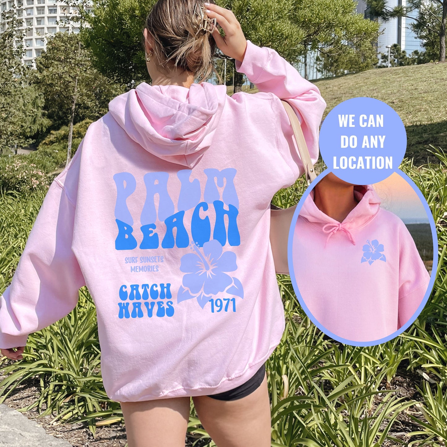 Surf hoodie | Palm Beach Florida Hoodie