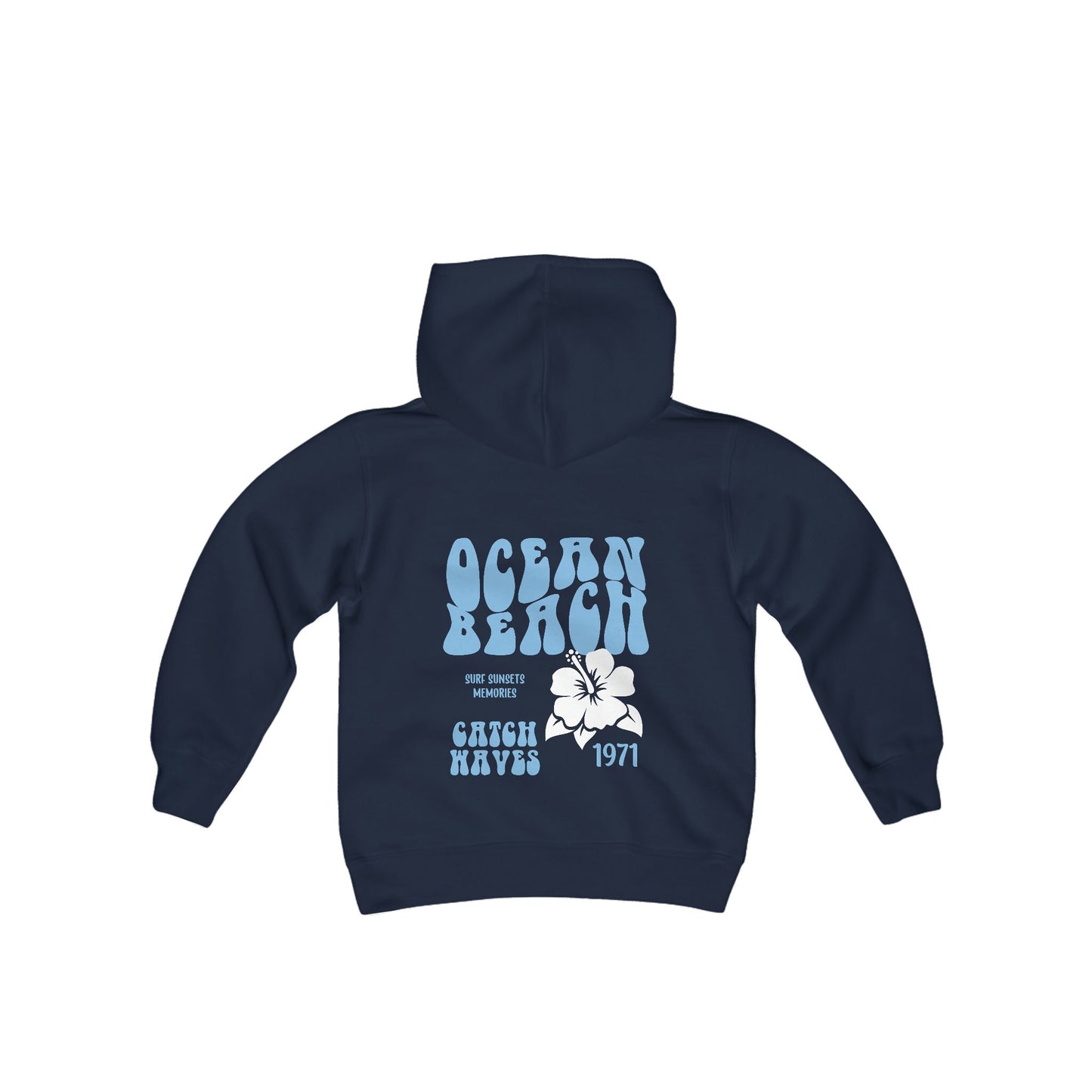 Youth - Ocean Beach Hoodie | Trendy Beach sweatshirt | Florida Hoodie for Kids